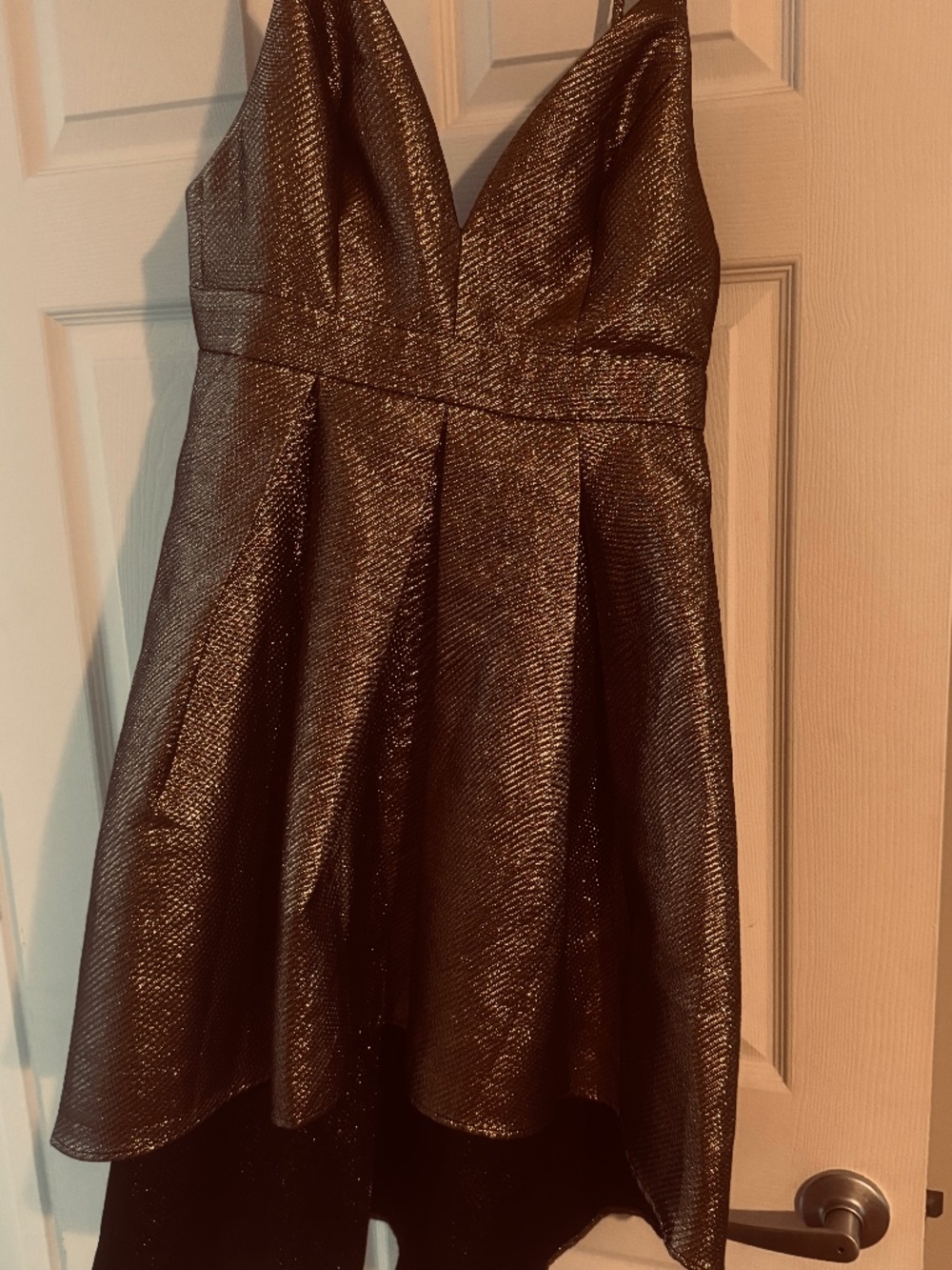 Gold dress